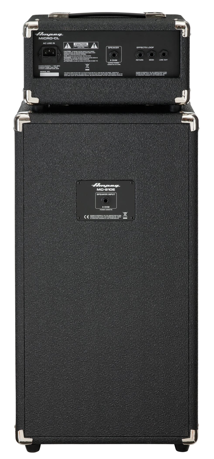 Ampeg Micro-CL Bass Stack, 100W, Black