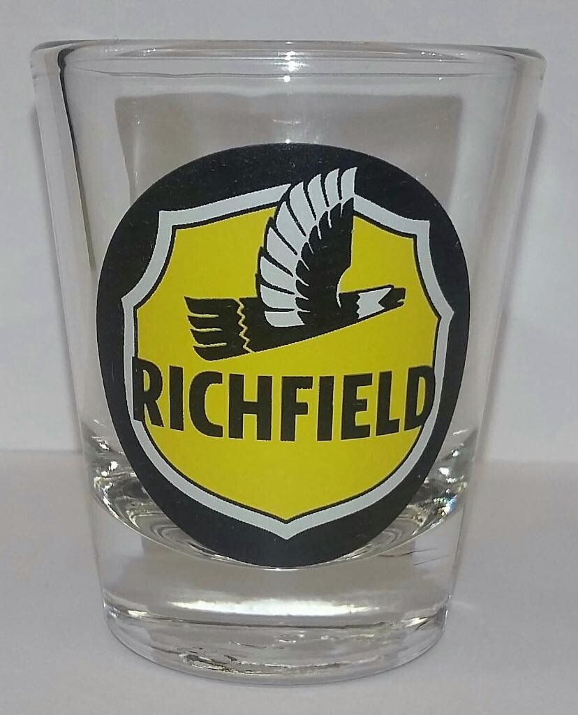 Richfield Gasoline 1½ Shot Glass