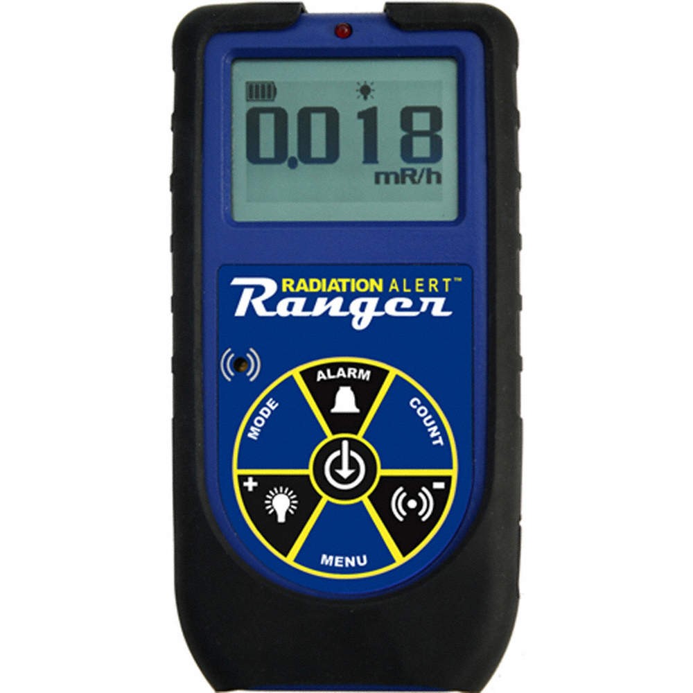RADIATION ALERT RANGER Radiation Mtr,0.01to1000uSv/hr,Digital 54JJ20