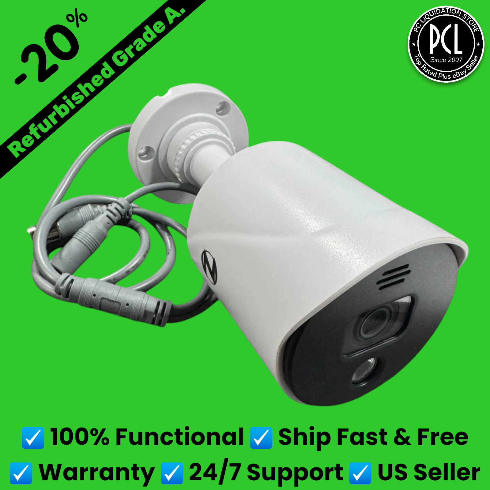 ✅ Night Owl CM-DP2LSA-B DP2 Series WIRED Add-on Camera 1pc Grade A ✅