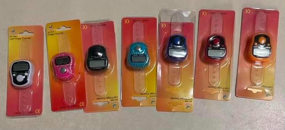 7 Pack Electronic Finger Tally Counter 5 Digit LCD Electronic Digital Display