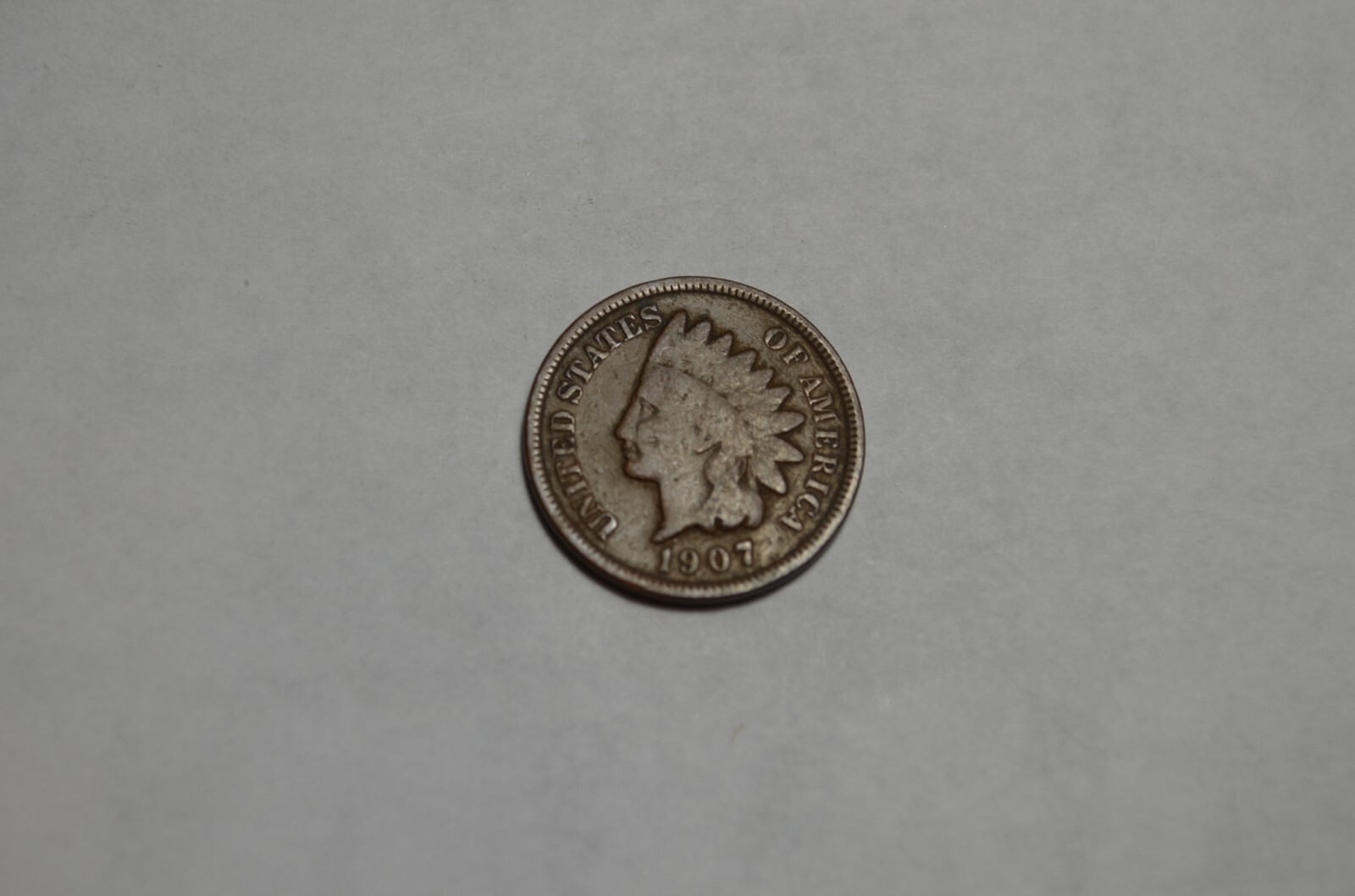 1907 INDIAN HEAD CENT GOOD CONDITION+ SOLID NICE OLD COIN FREE SHIPPING #15