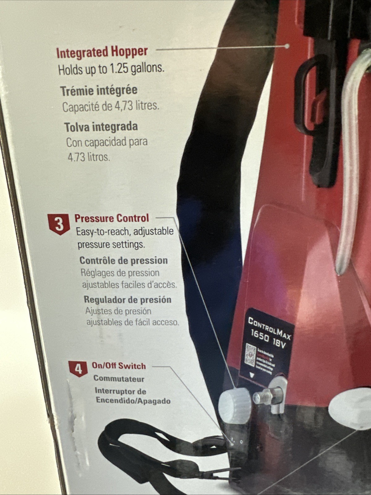 TITAN CONTROLMAX 1650 18V BACKPACK BATTERY AIRLESS PAINT SPRAYER SYSTEM