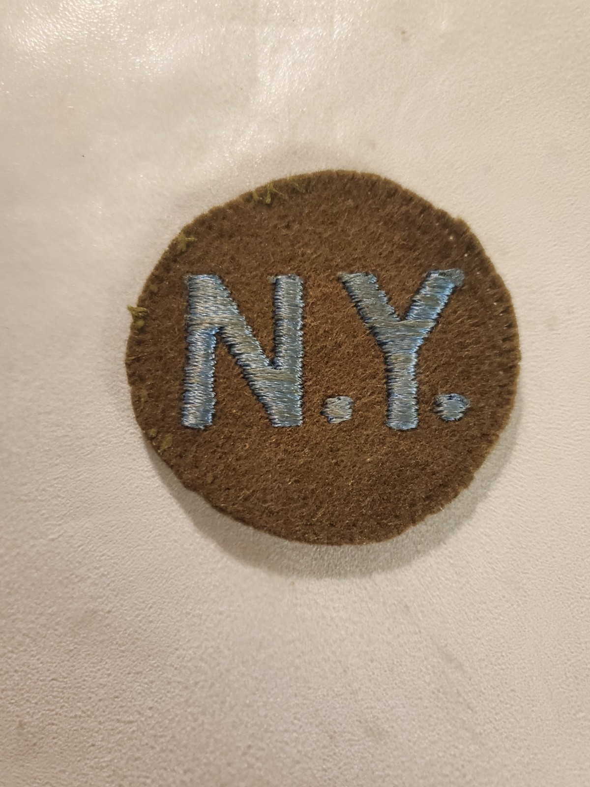World War II New York State Guard overseas cap patch