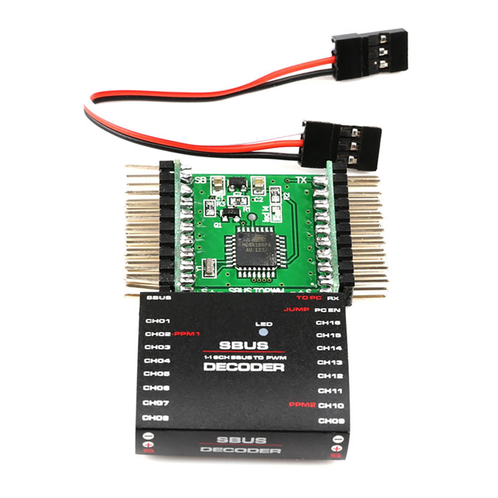 New PWM Converters 16CH Sbus To PWM/PPM/DECODER Compatible For Frsky Transmitter