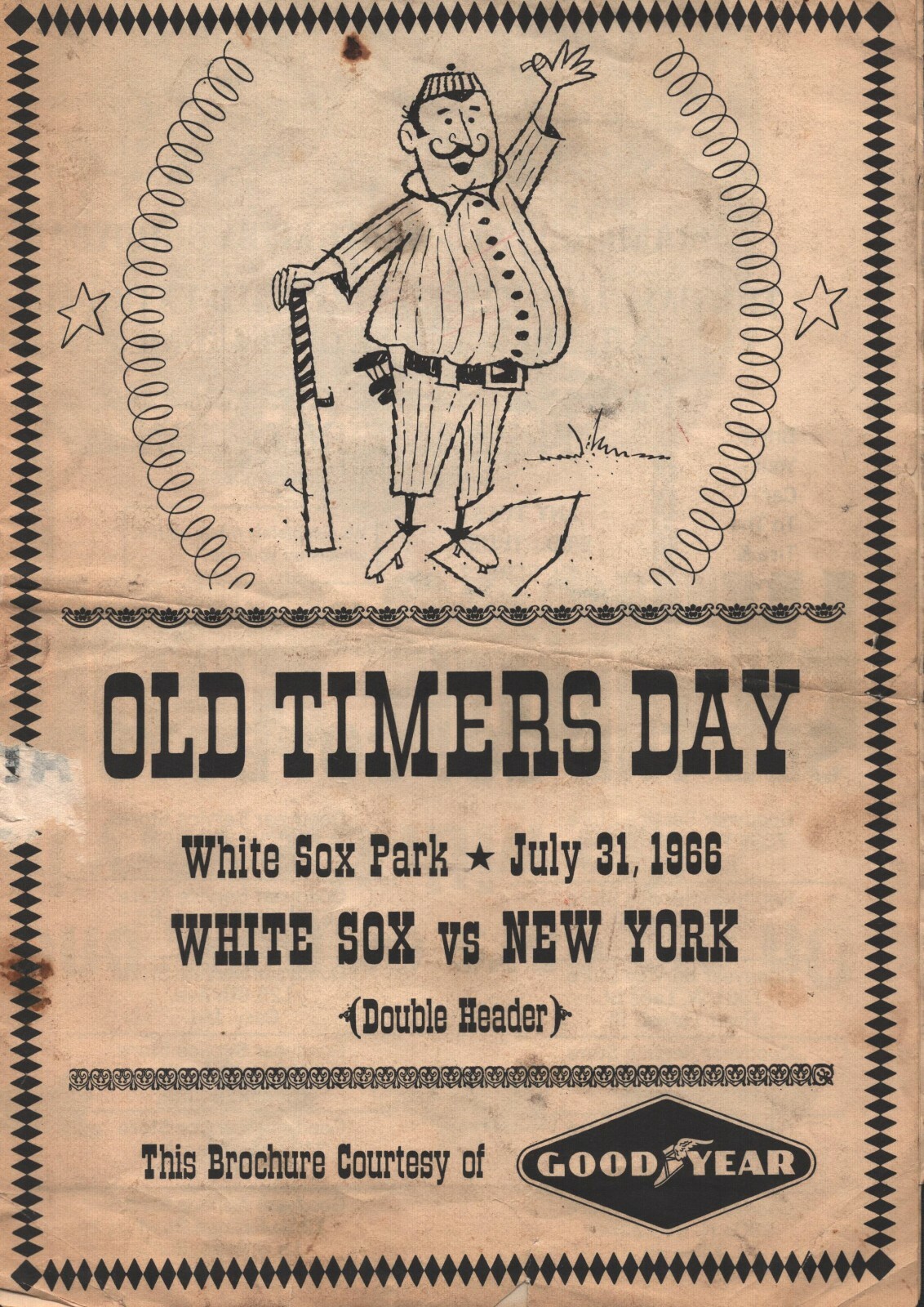 Baseball - Old Timers Day - White Sox Park - 7/31/44 - White Sox Vs New York