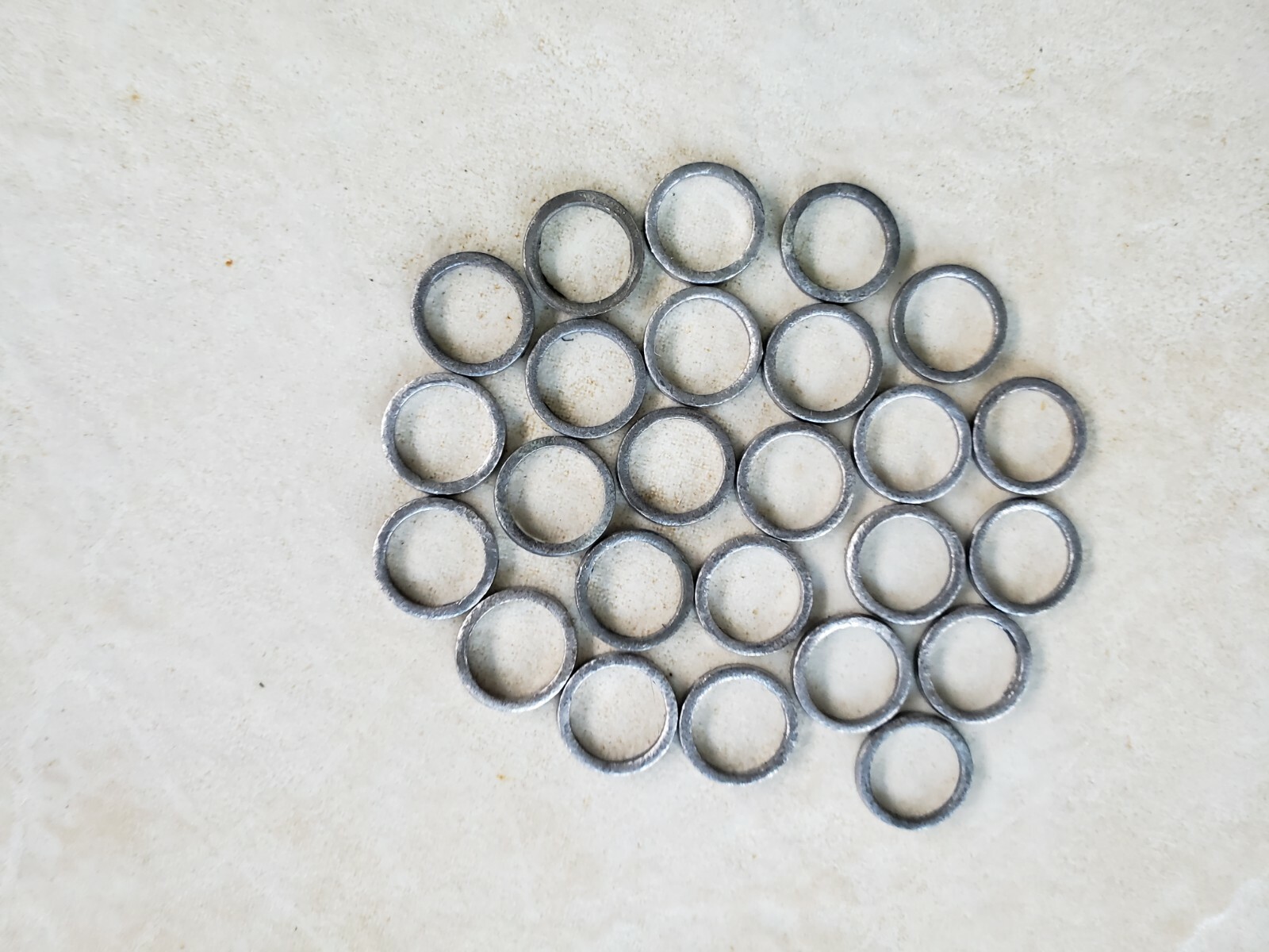 25 lead seals for early  Benjamin & Sheridan rifles & pistols
