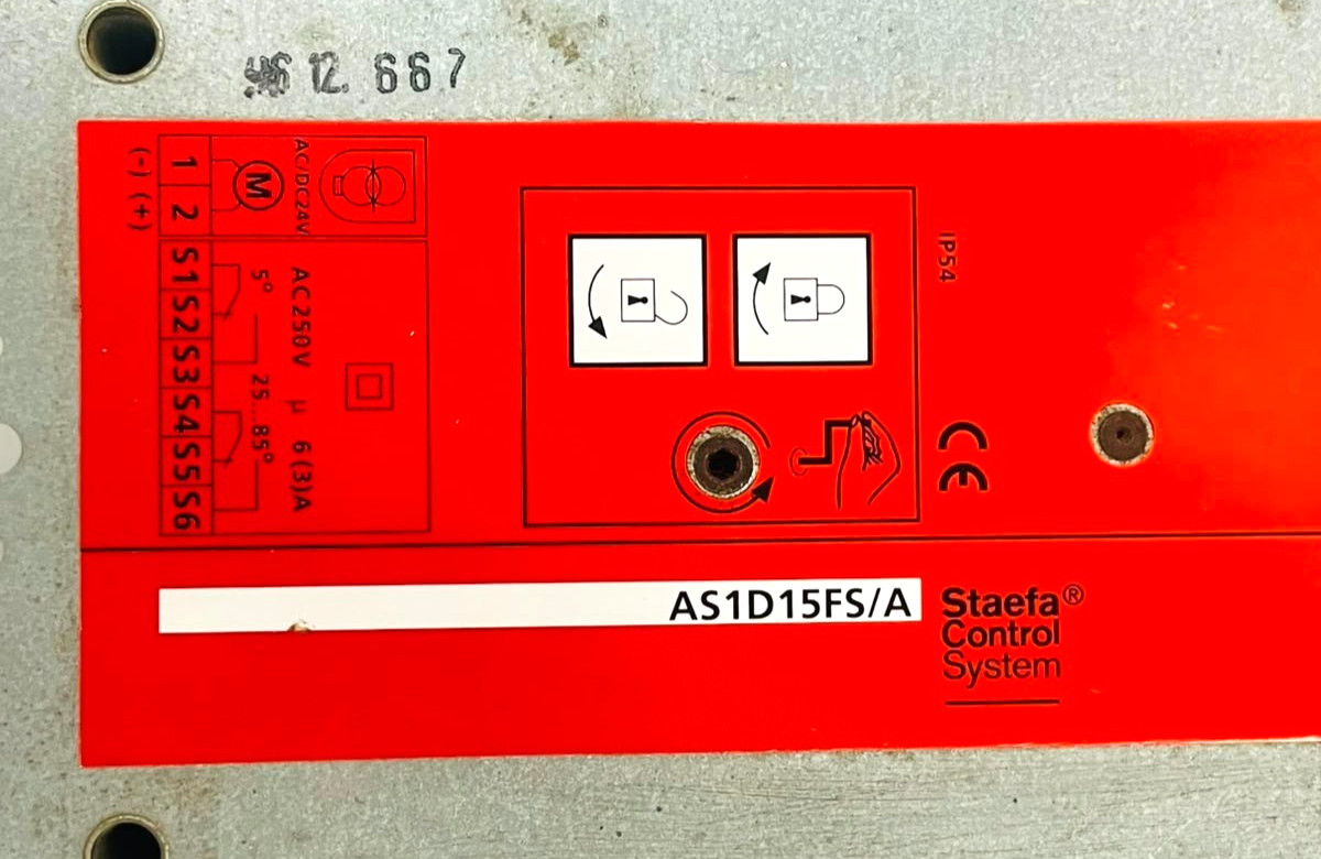 Staefa AS1D15FS/A Spring-Return Actuator 24V
