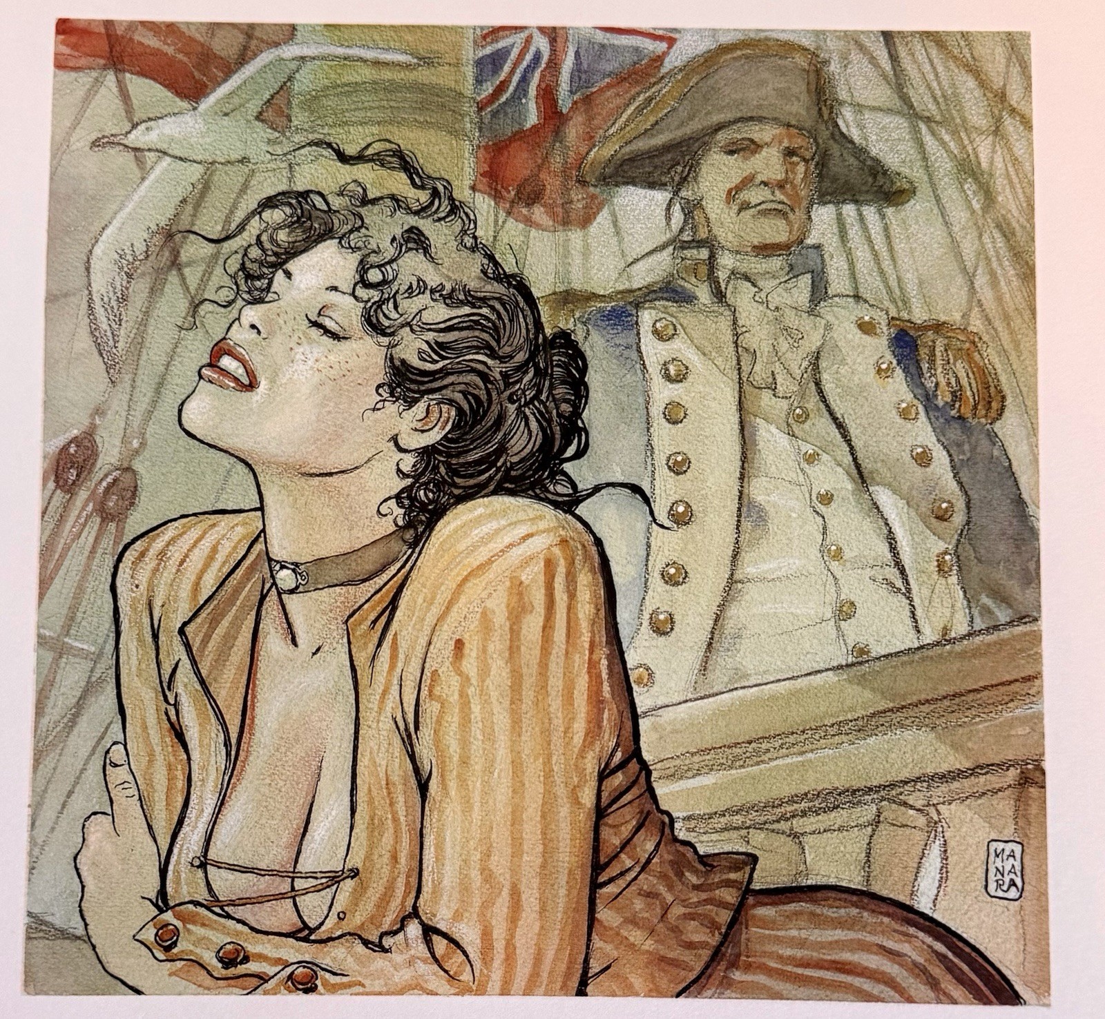 •Milo MANARA: El Goucho’s “Molly” Portfolio•  -#’d EDITION (122/199)- 11 PRINTS!