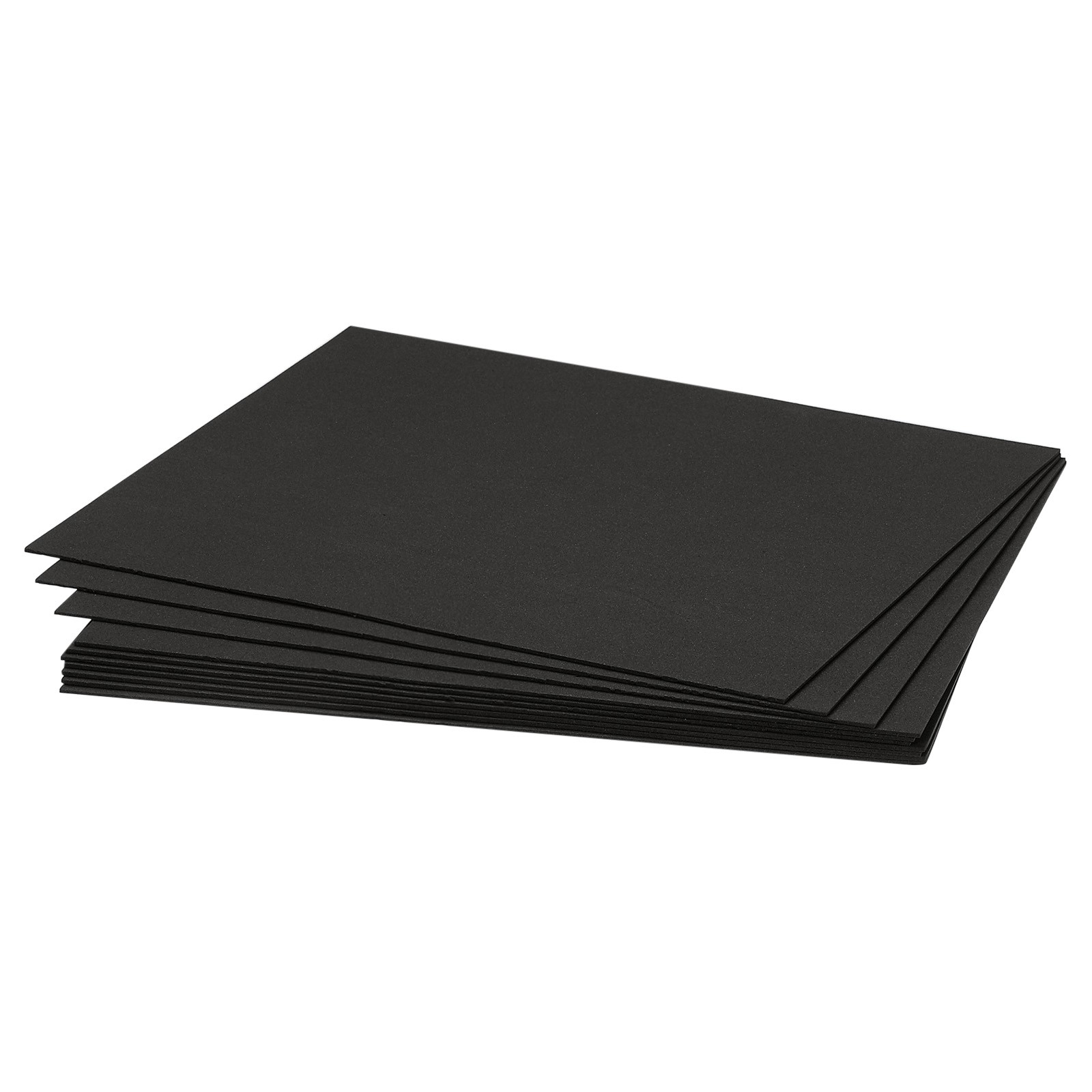 EVA Foam Sheets Black 10.8 Inch x 8.5 Inch 1.7mm Thick Crafts Foam Sheets 10Pcs