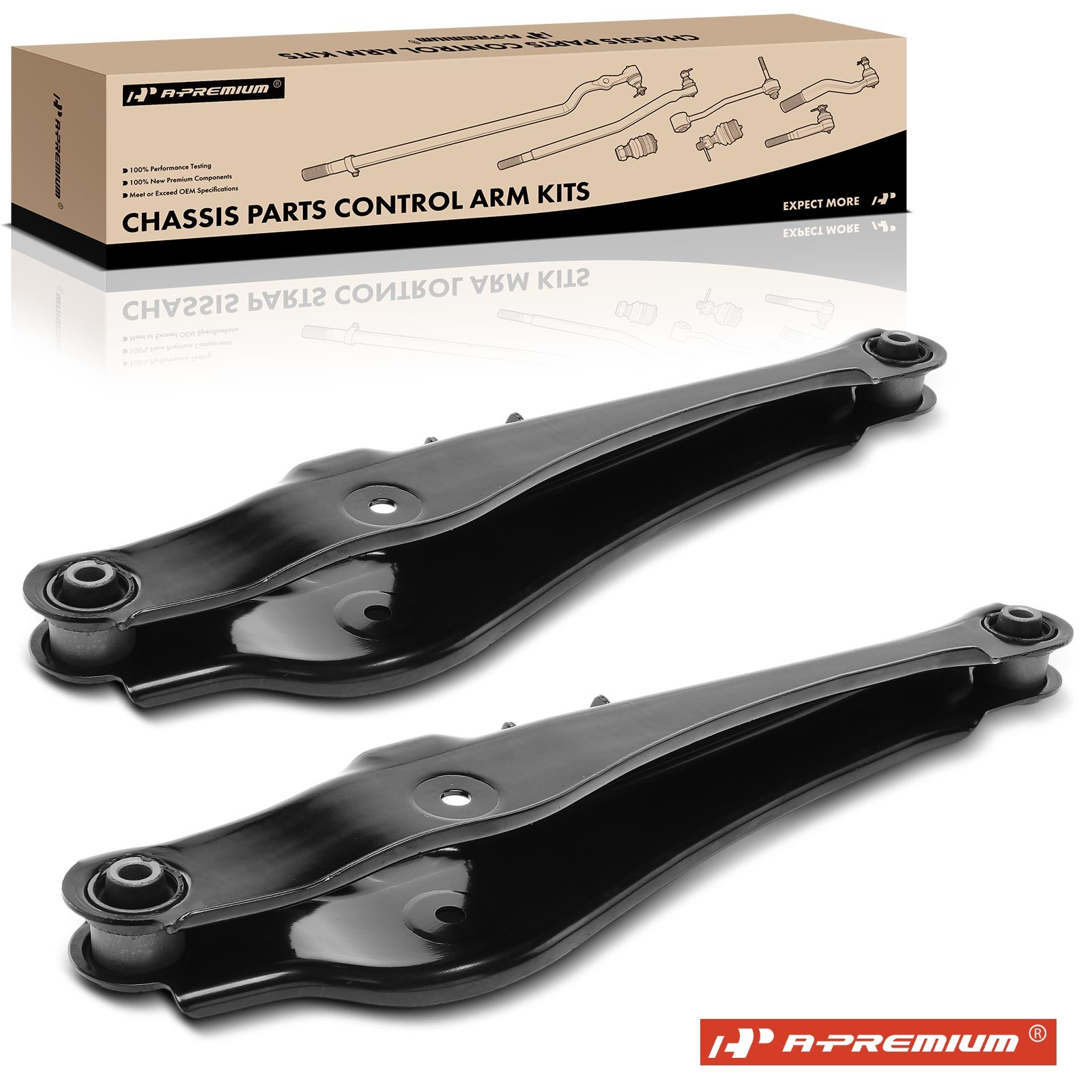 A-Premium 2x Rear Lower Rearward Control Arm for Mitsubishi Outlander 2008-2020