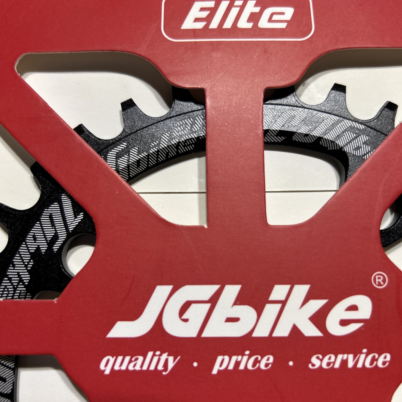 JGbike Elite 34T Round 96+94 Single Chainring Black New