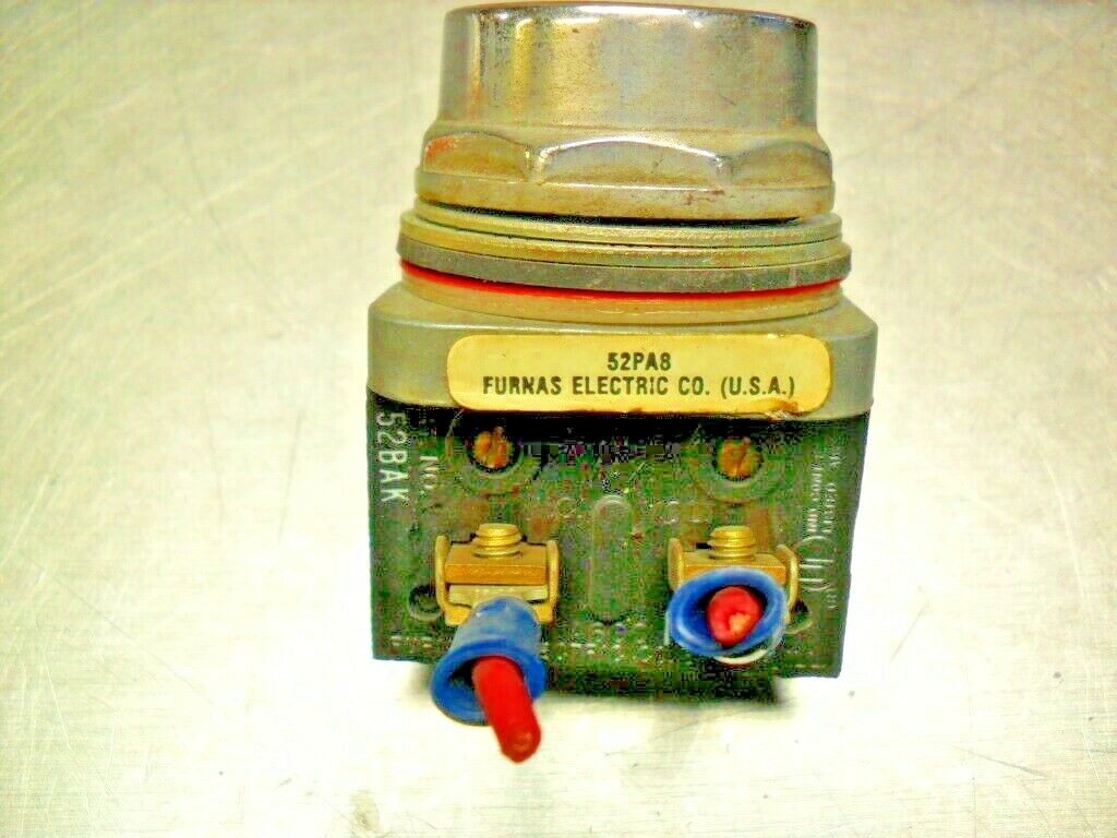 FURNAS 52PA8 Flush Push Button Black 600 V