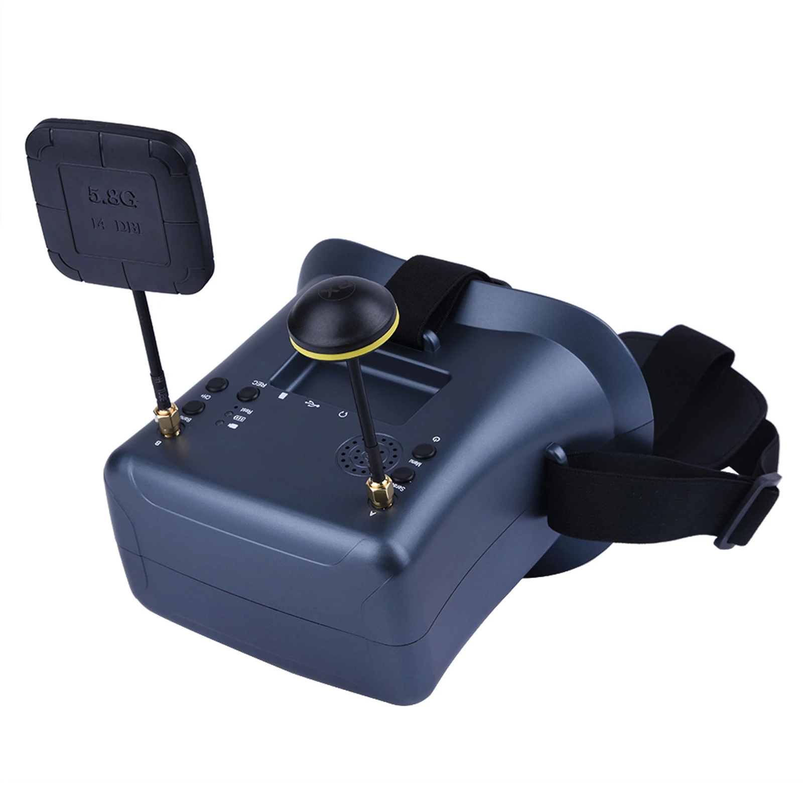 LS-008D 5.8GHz FPV Goggles 4.3" High Resolution Display Diversity Receiver Anten