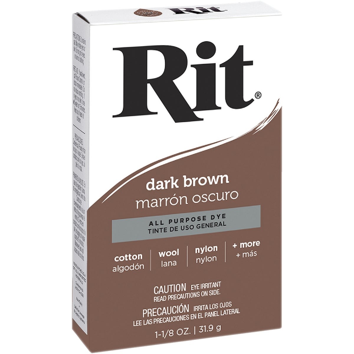 Rit Dark Brown 1-1/8 Oz. Powder Dye 83250 Rit 83250 885967832501 Dark Brown