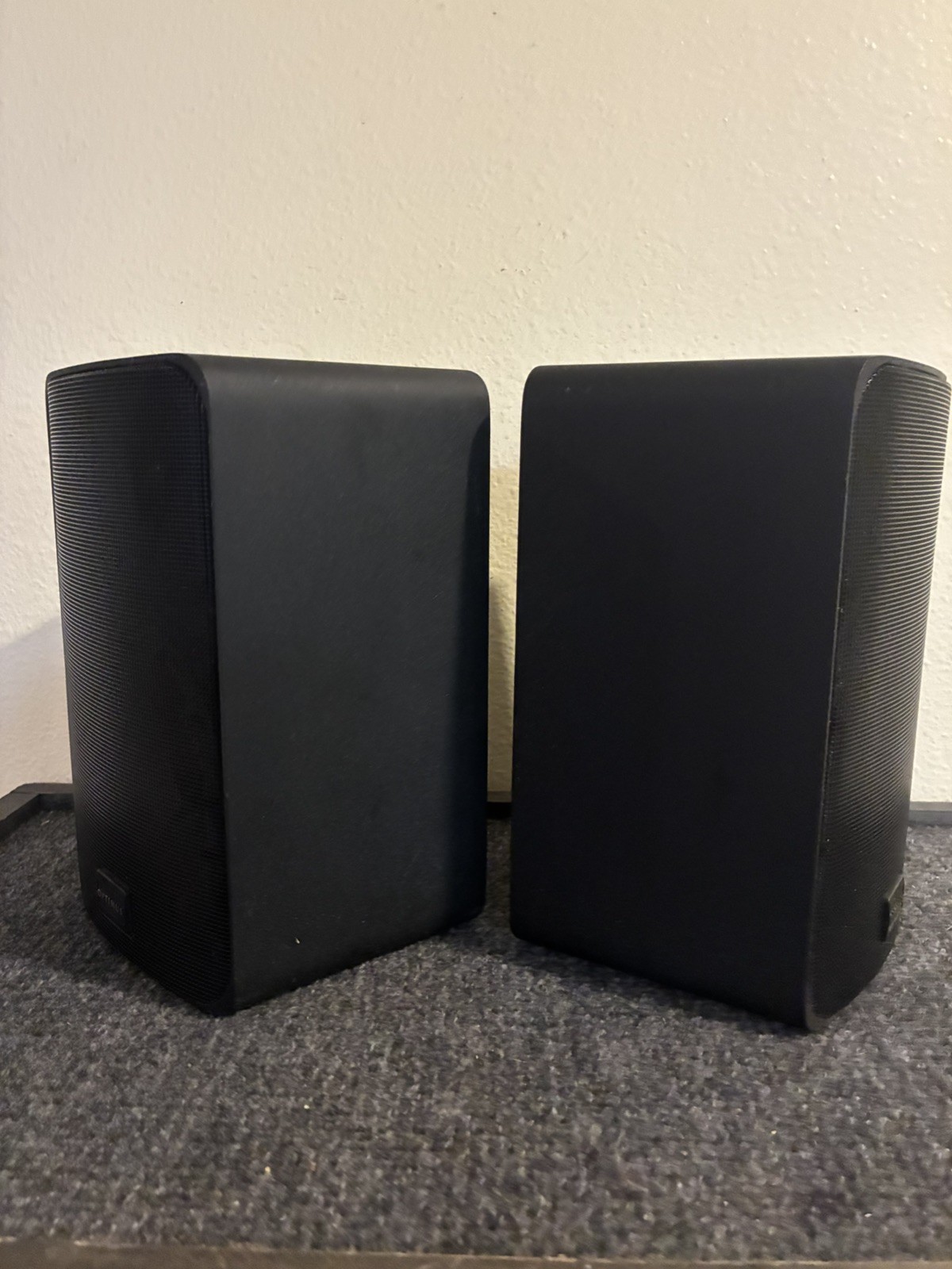 Optimus PRO-X55AV Bookshelf Speakers Pair, 70W, Black, Wired, 8 Ohm - Working!