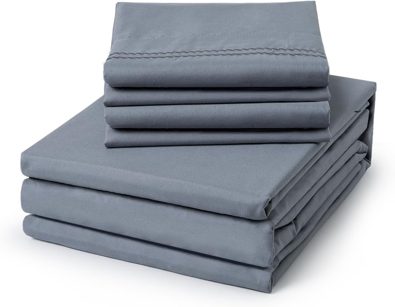 ClevaHome Queen Size Sheets 6 Piece Soft Breathable Luxury Bed Sheet Set