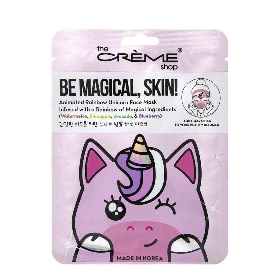 Be Magical, Skin! Animated Rainbow Unicorn Face Mask
