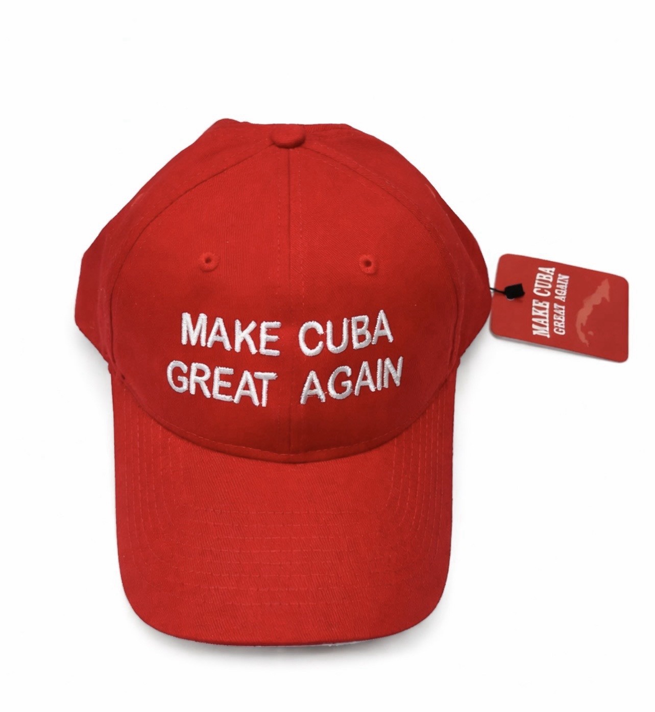 Make Cuba Great Again hat. Original designed by Manny Pichardo in 2016
