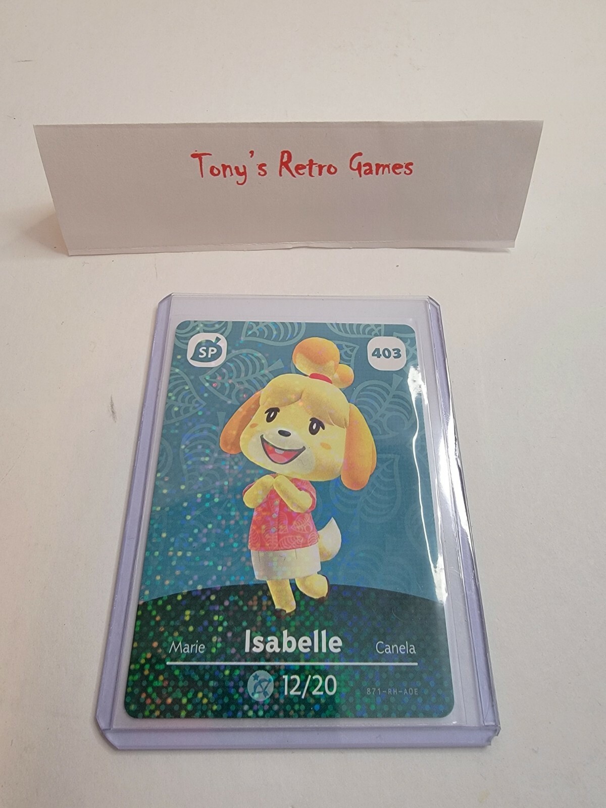 !SUPER SALE! ISABELLE # 403 Animal Crossing Amiibo Card NINTENDO SERIES 5 MINT!