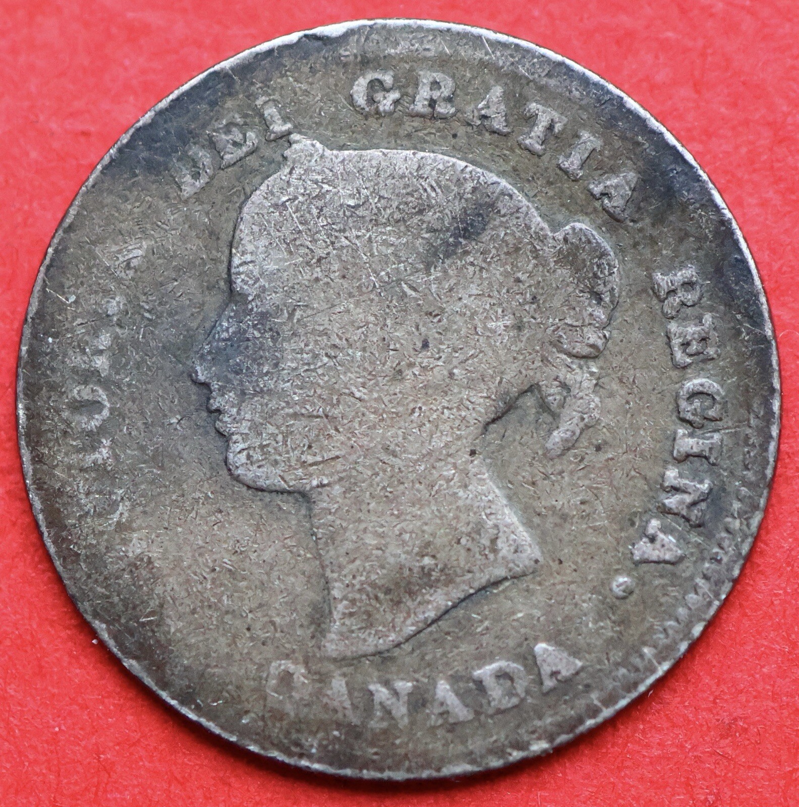 1875H Canada 5 Cents Large Date - Good - Lot#12086