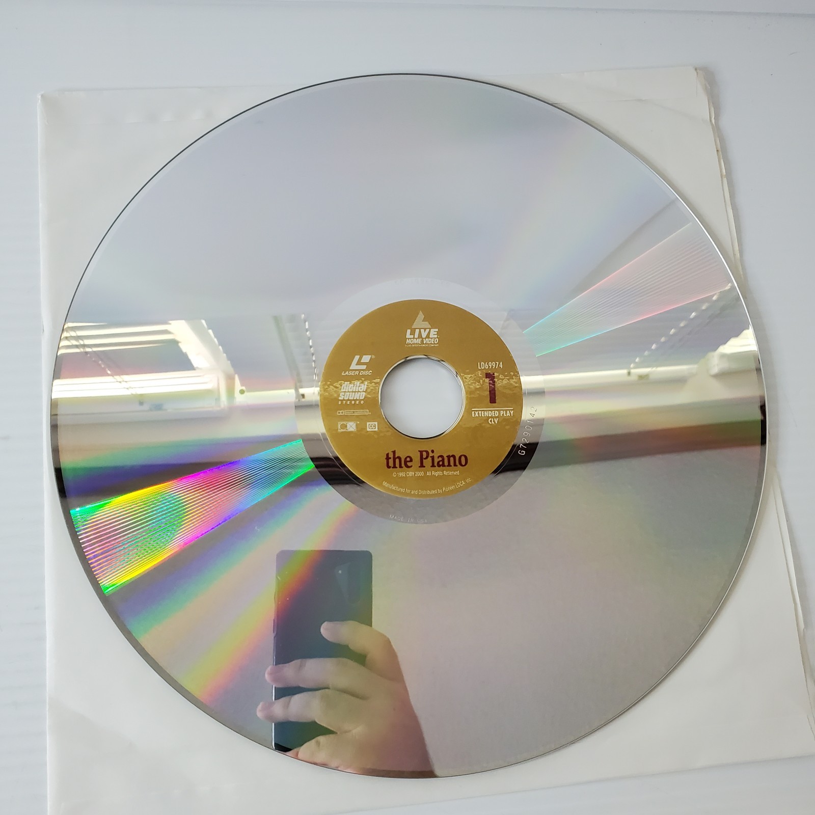 The Piano Laserdisc Vintage 2 Disc Set Jane Campion Extended Play