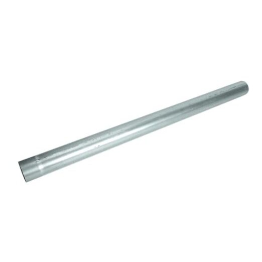 Silver Galvanized Exhaust Pipe Tubing Steel Tube Piping 4FT Long 3" OD Straight