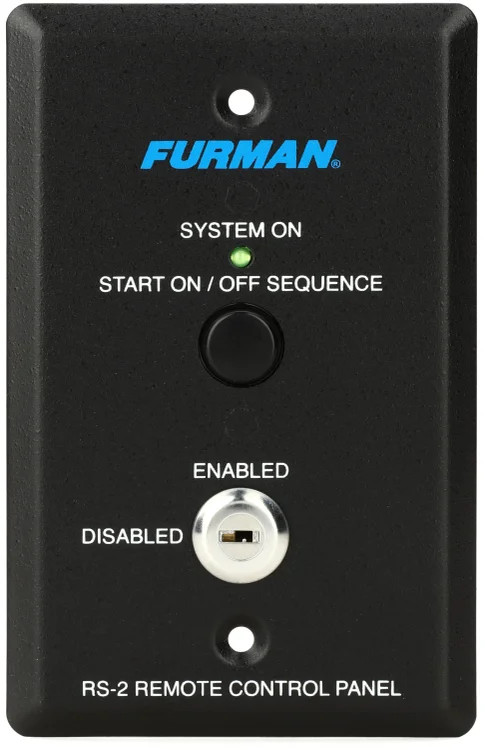 Furman RS-2 Key-switched Remote System Control Panel