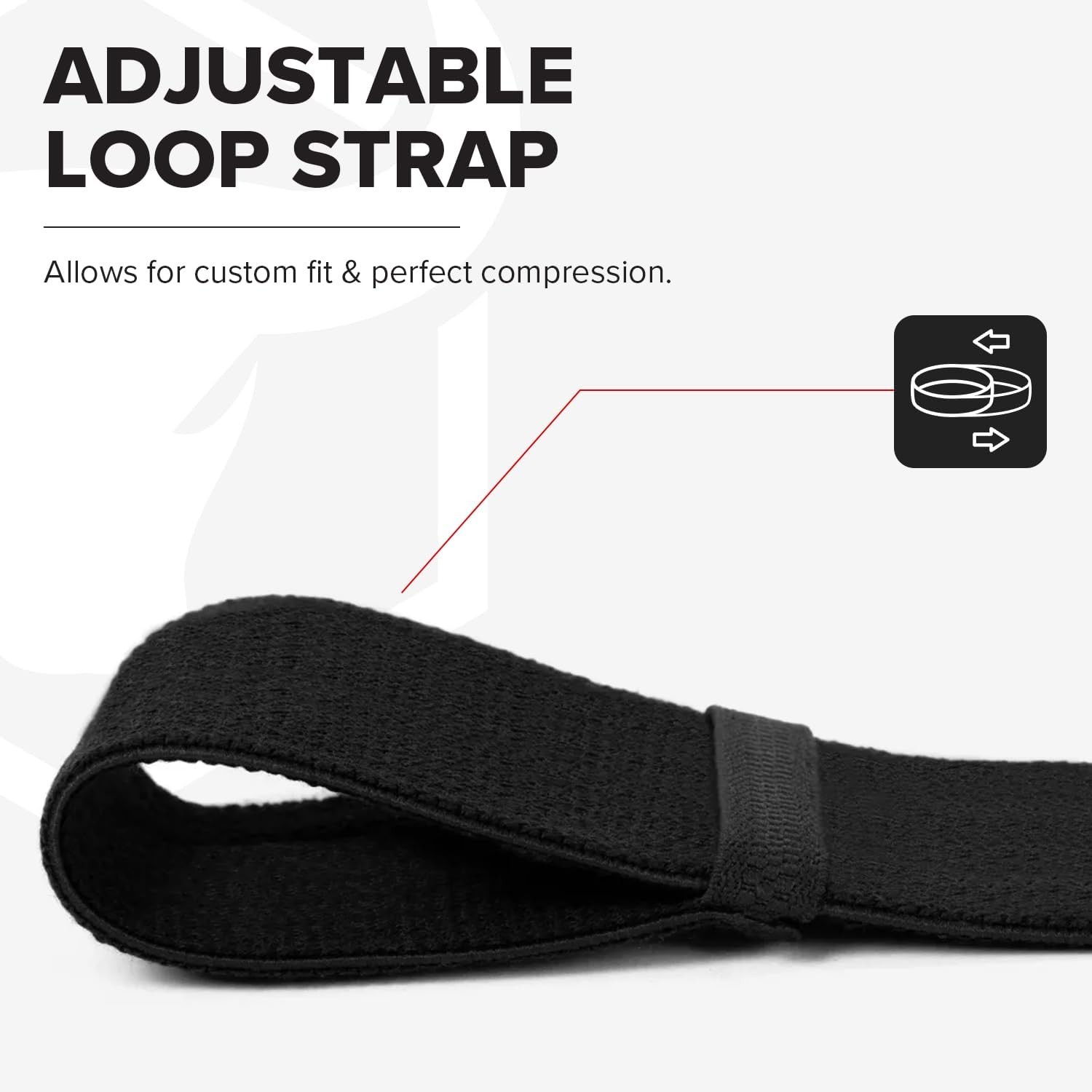 Elbow Wraps for Weightlifting (1 Pair) - 50" Elastic One Size, Black