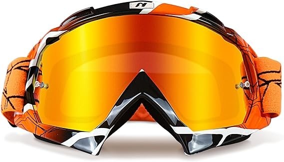 Dirt Bike Goggles ATV Goggles for Adults Motocross Goggles OTG MTB MX Motorcy...