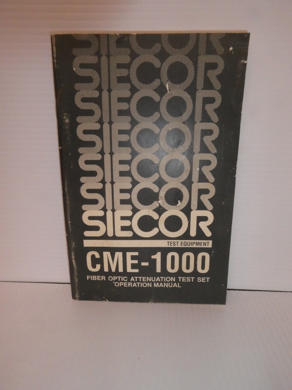Siecor CME-1000 Fiber Optic Attenuation Test Set Operational Manual