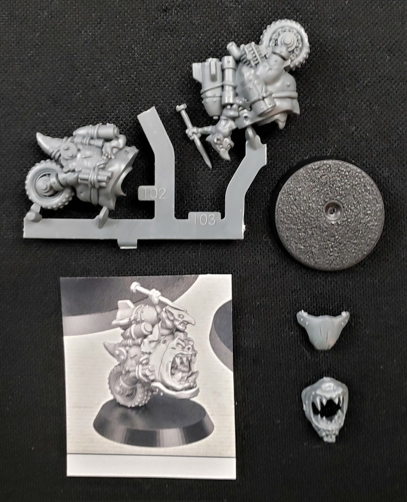 40K Orks 1 Bomb Squig from Ork Squighog Boyz kit