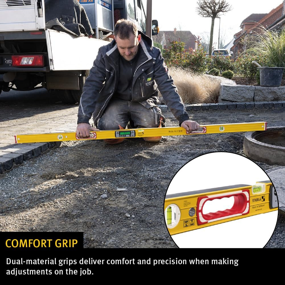 24" IP67 Magnetic Digital Level with Case - Durable & Accurate Tool