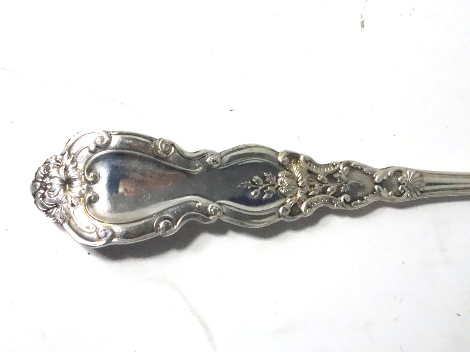 Gorham EP Silverplate CHRYSANTHEMUM Pasta/Spaghetti Serving Spoon