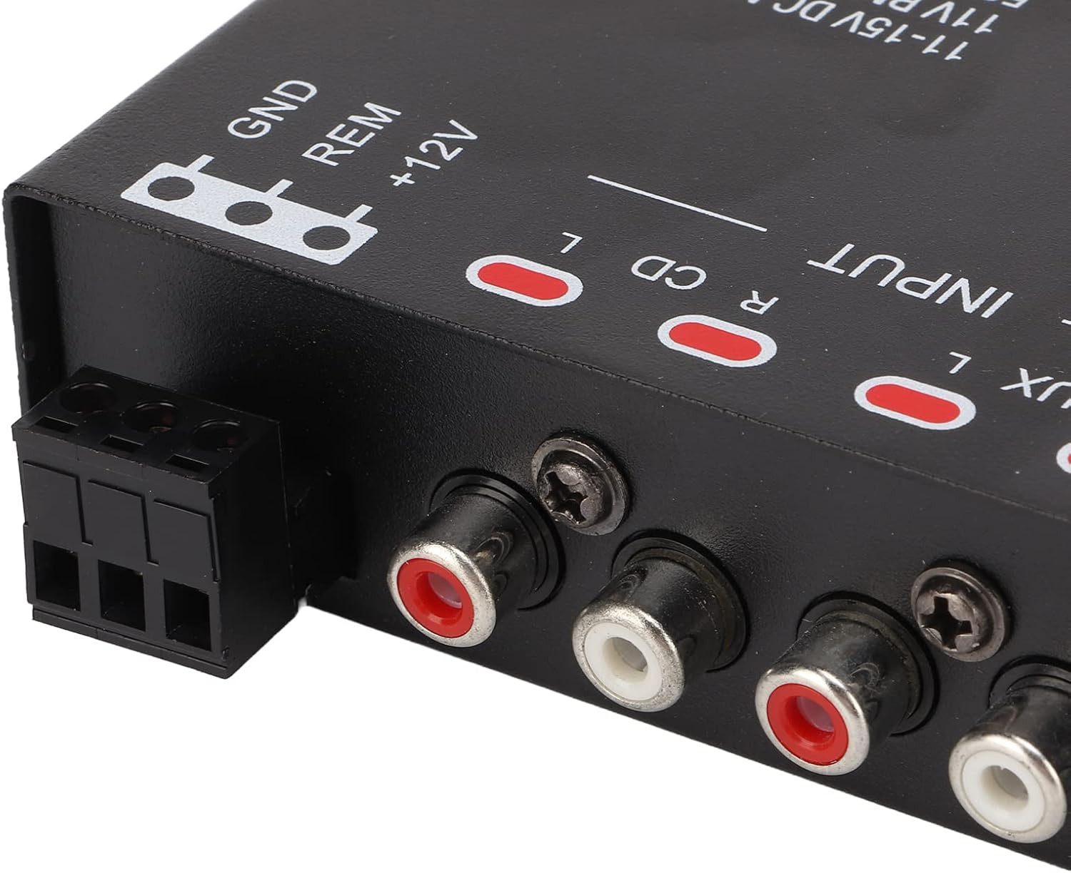 7 Band Car Audio Graphic Equalizer, Variable Gain Adjustment High Level Input EQ
