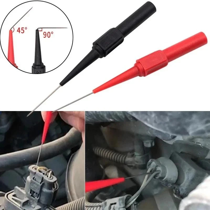 Multimeter Back Probe Kit 30V Test Lead Extension Automotive Needle 0.7mm