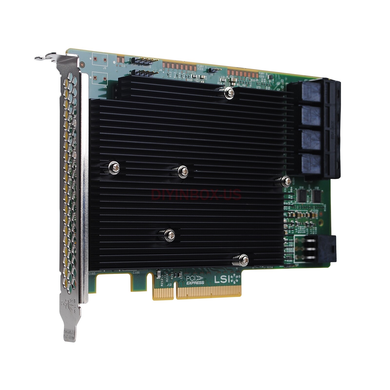 LSI 9300-16i 16-Port 12Gb/s SAS/SATA HBA ZFS TrueNAS UnRAID IT Mode 16.00.12.00