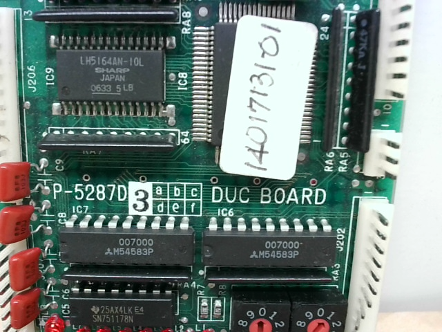 Ishida 5287D-3 DUC Board Drive Control Board - New No Box
