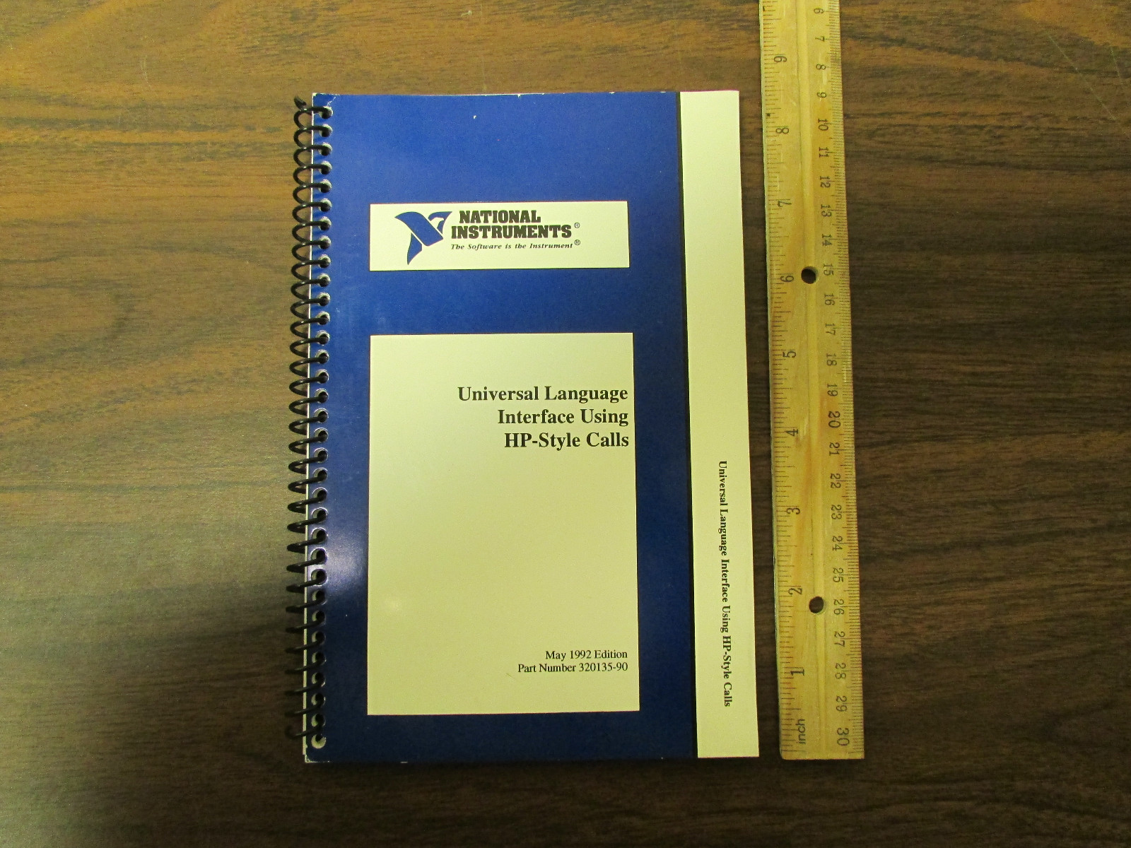 National Instruments Universal Language Interface Using HP-Style Calls 1992