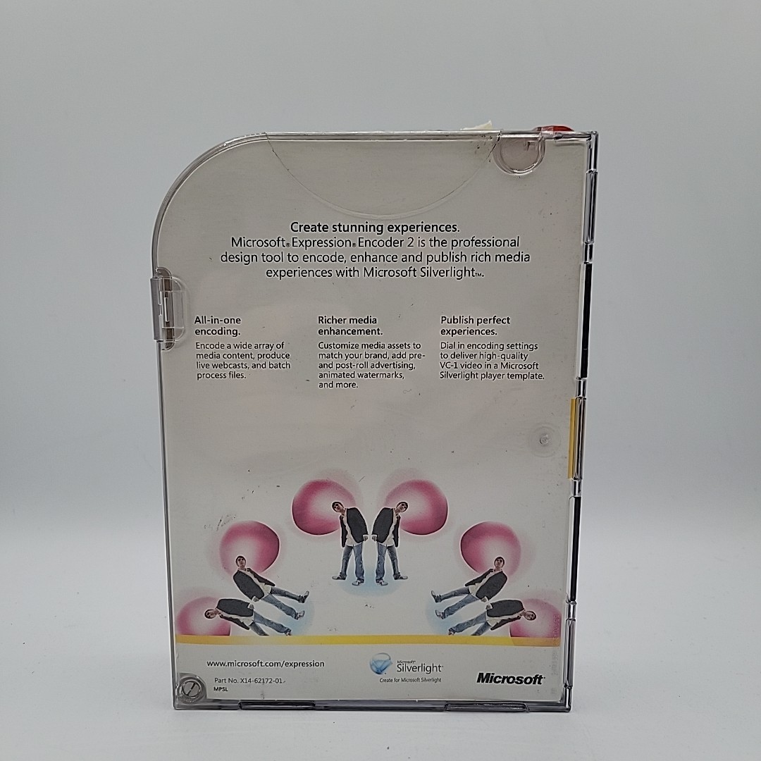 Microsoft Expression Encoder 2 for Windows X14-62172-01 Silverlight 2008