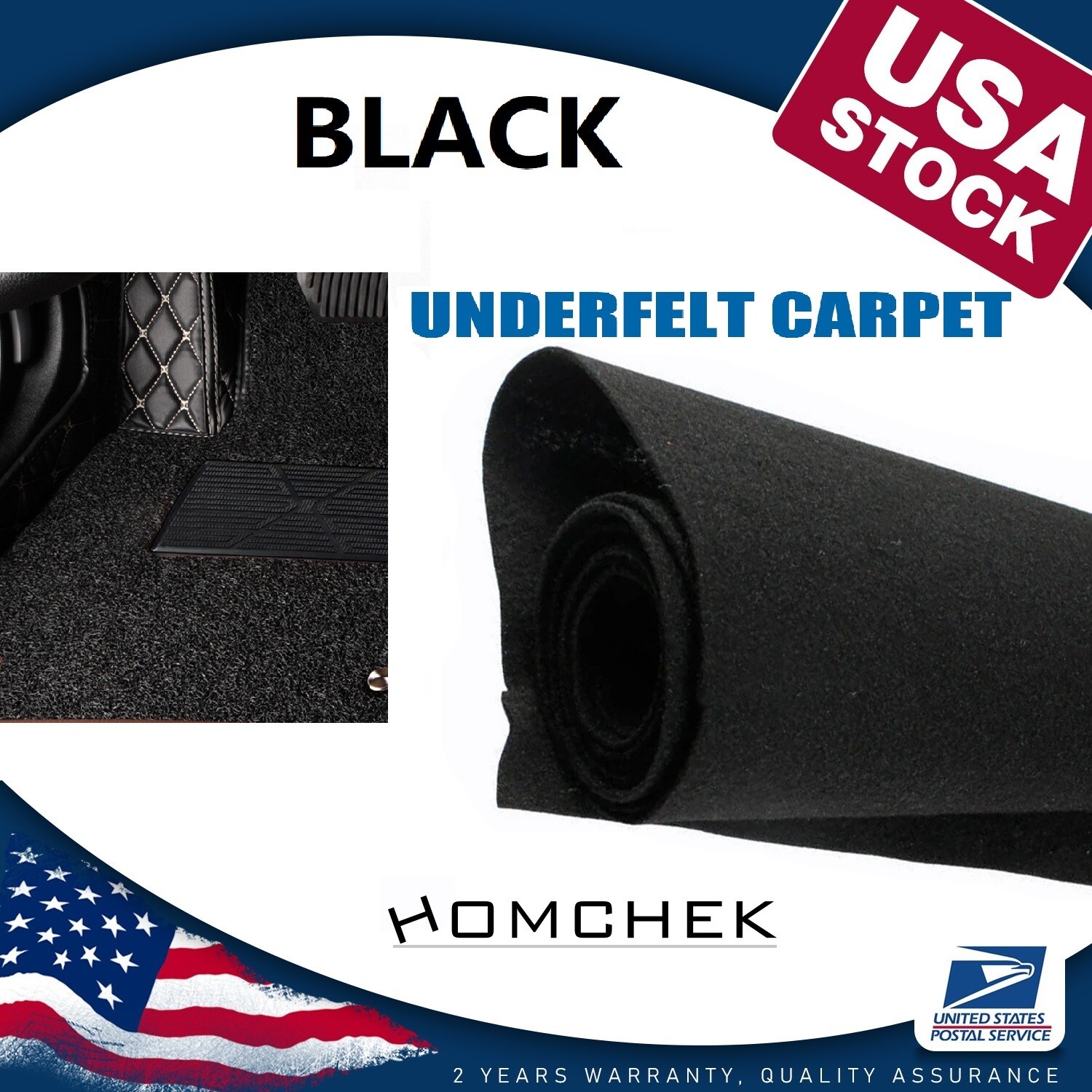 71"x39" Outdoor Polyester Marine Bunk Carpet for Boats Trailers or Jet Ski Ramps
