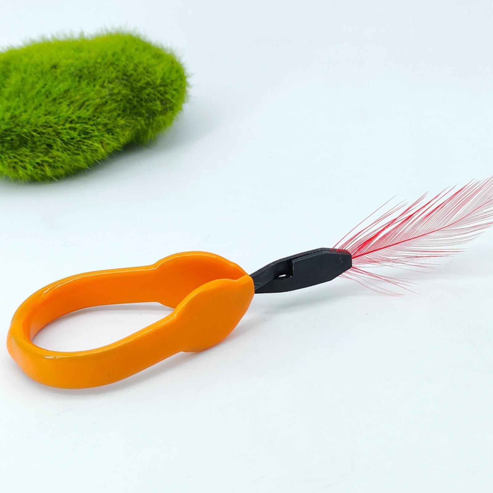 Fly Tying Hackle Tool Supplies Ergonomic Gripping Fishing Hook Tying Tool
