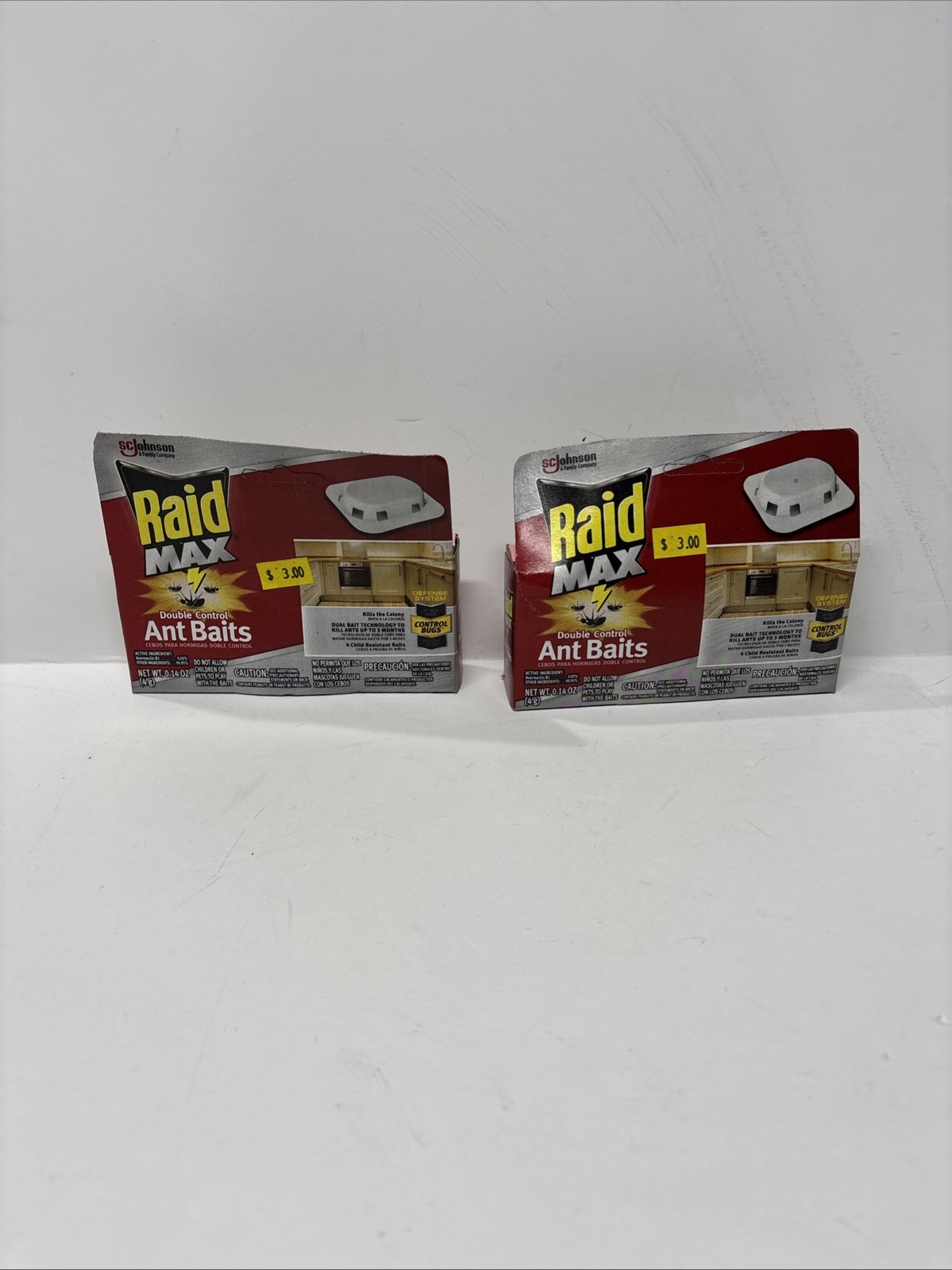 Raid Child Resistant Ant Baits (8 Count Value Pack) - 2 Pack (16 Baits Total)