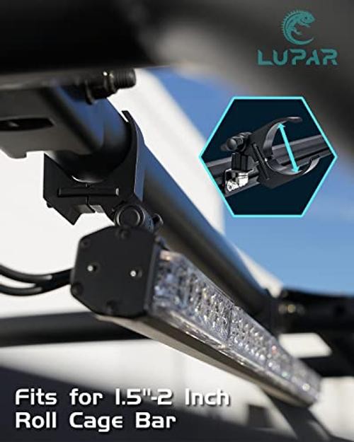 UTV Chase Lightbars C-Clamp Mounting Bracket Universal Fits 1.75" - 2 Inch