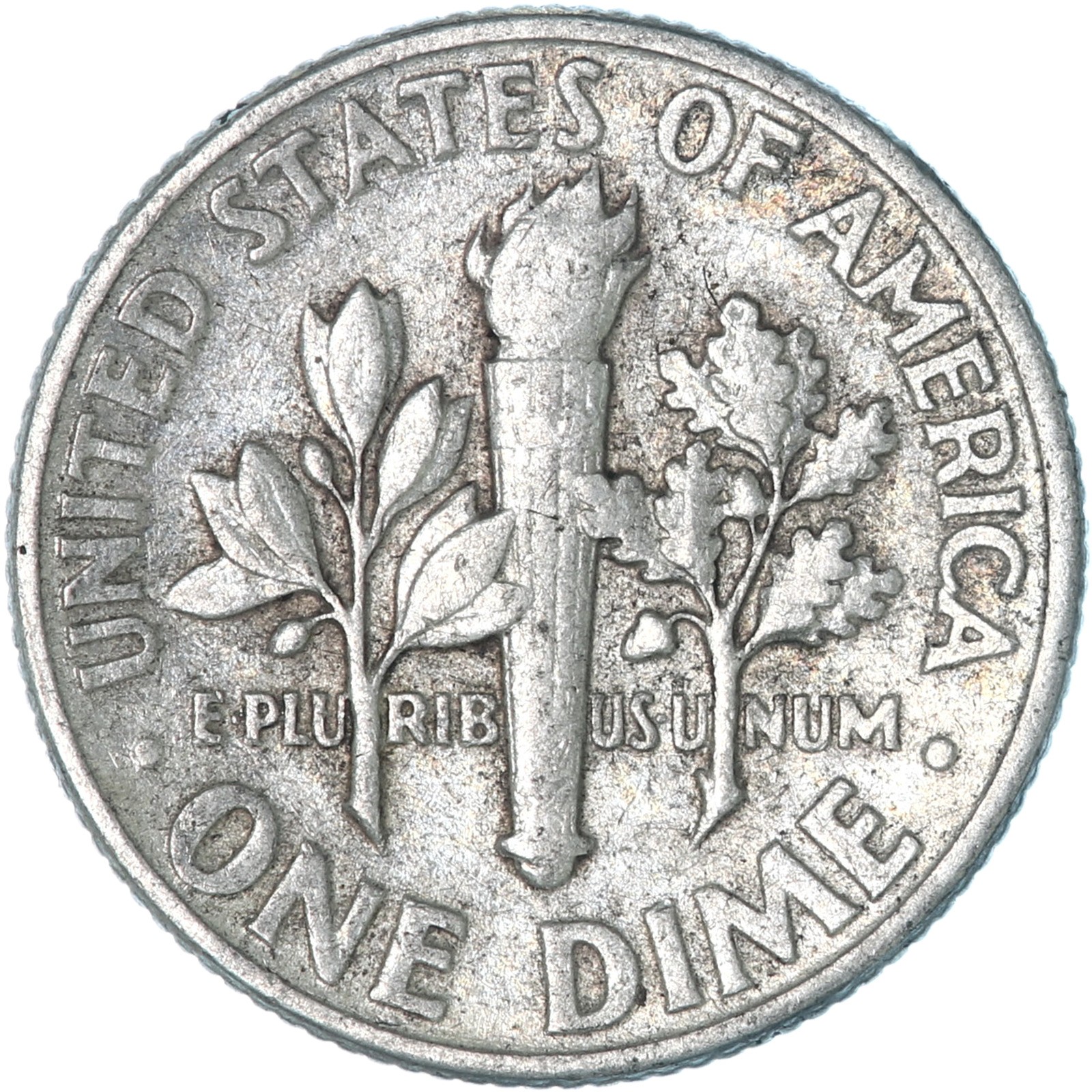 1946 (P) Roosevelt Dime 90% Silver Very Fine VF