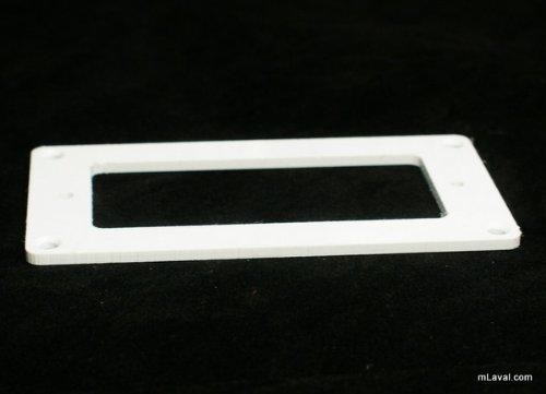 Humbucker to Mini-Humbucker Adapter Pickup Ring -WHITE (A71)