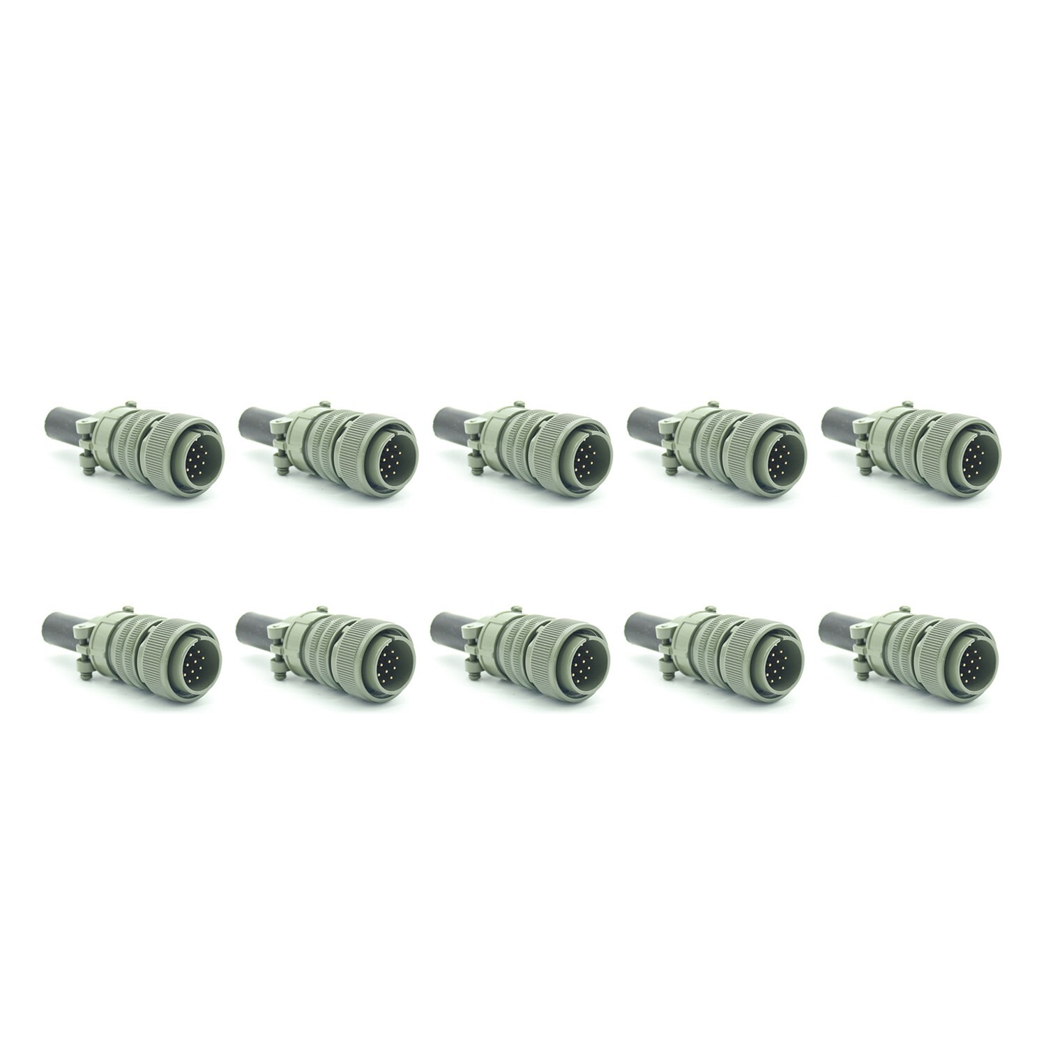10 pcs MS3106A20-27P 14 pin Plug Connector MS3106A 20-27P MS 3106A 20 27P