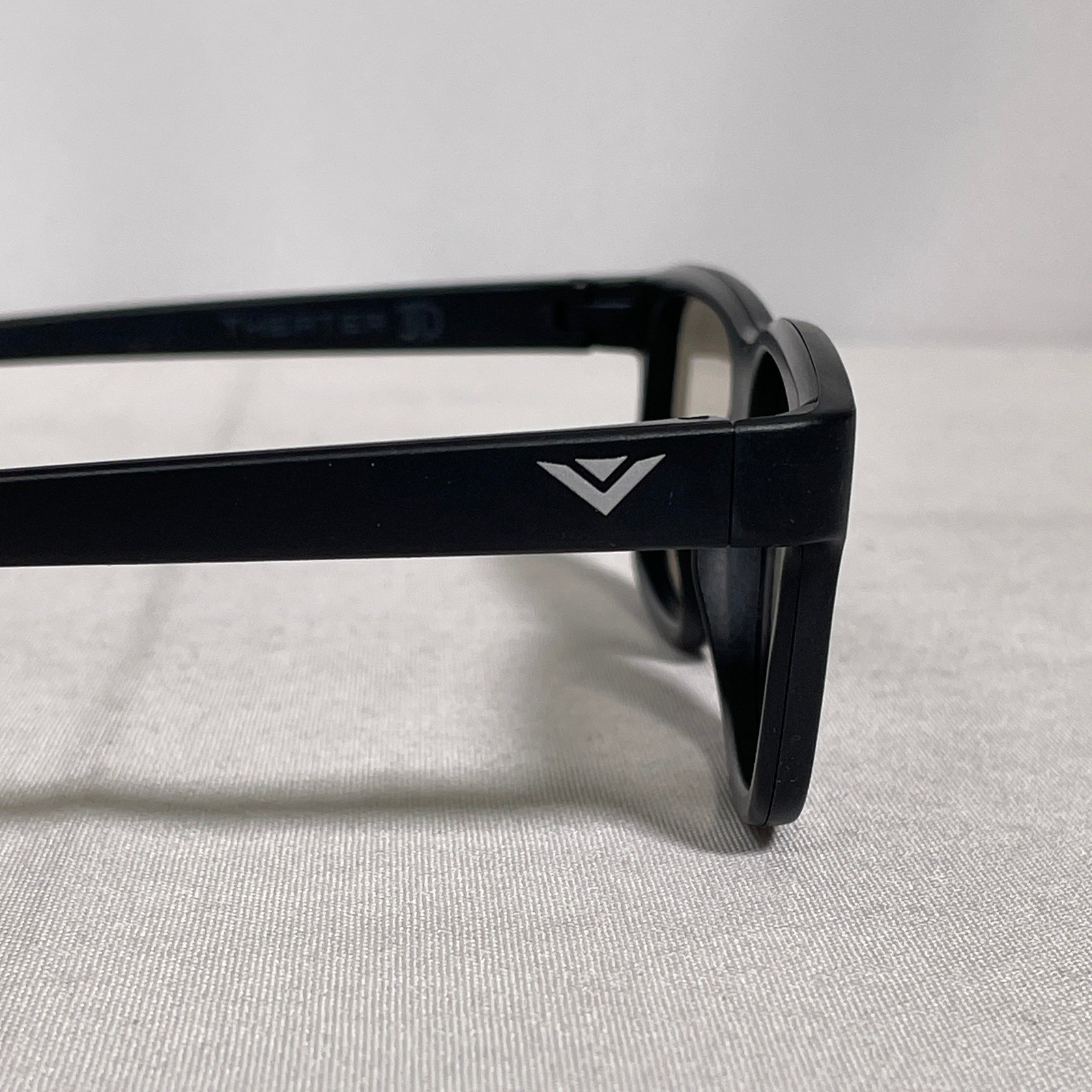 Vizio Theater 3D Glasses Black Passive Circular Polarized Rectangular Frame NEW