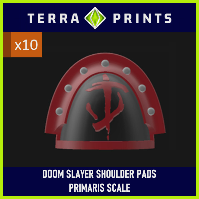 DOOM SLAYER MK3 SHOULDER Pads bits x10 for SM marines