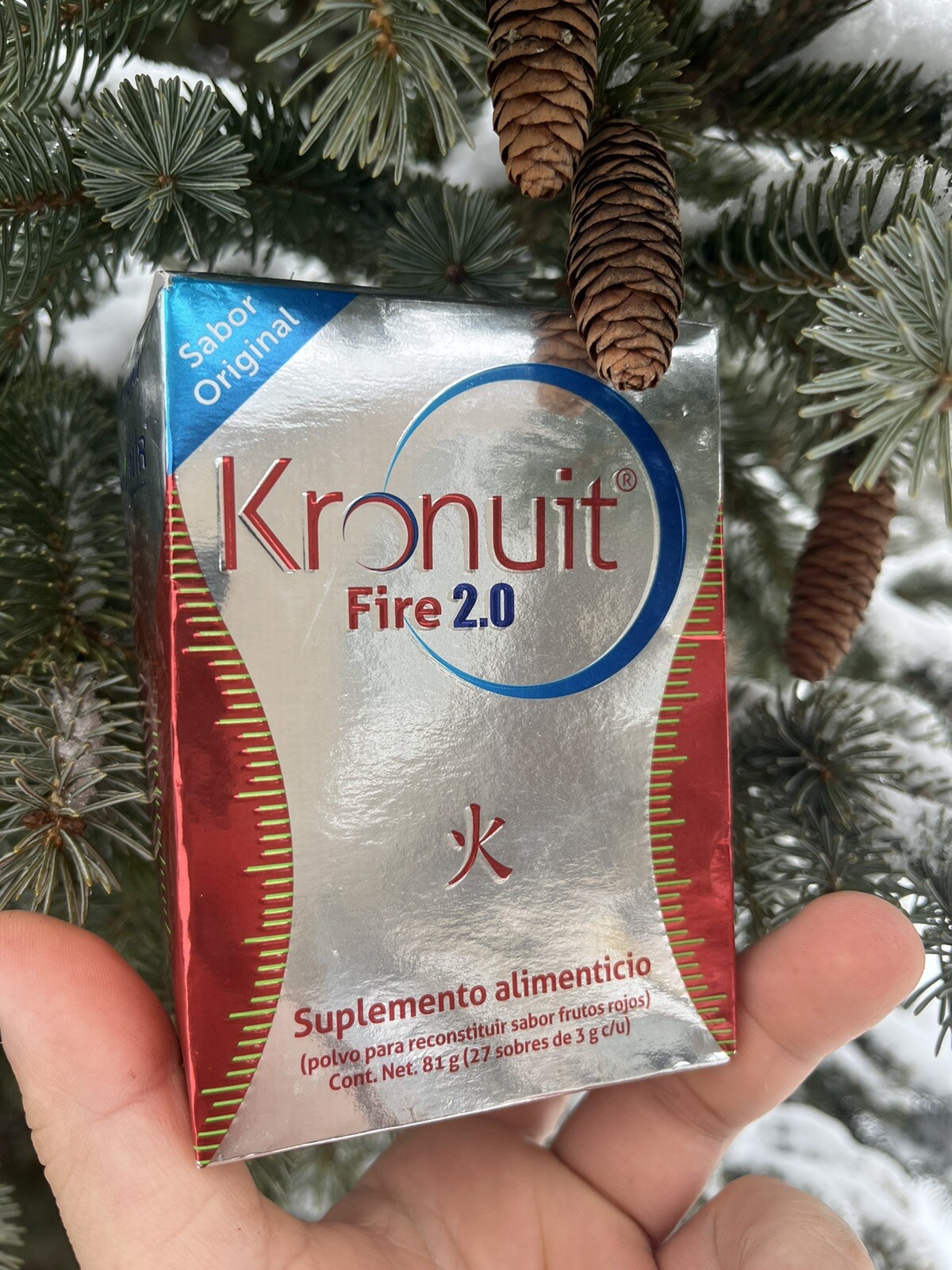 Sanki Kronuit Fire 2.0 (27 Sobres/packets) 1 Box. 1 Caja.